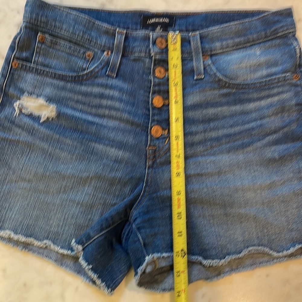 J. Crew High Rise Button Front JeanShort - Picture 11 of 13